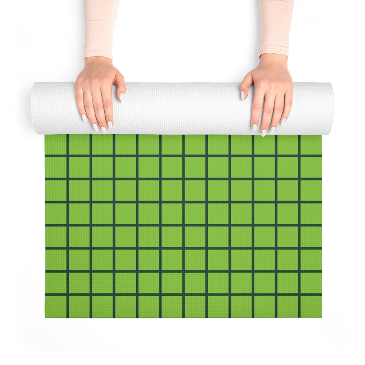 Lime Grid Mat