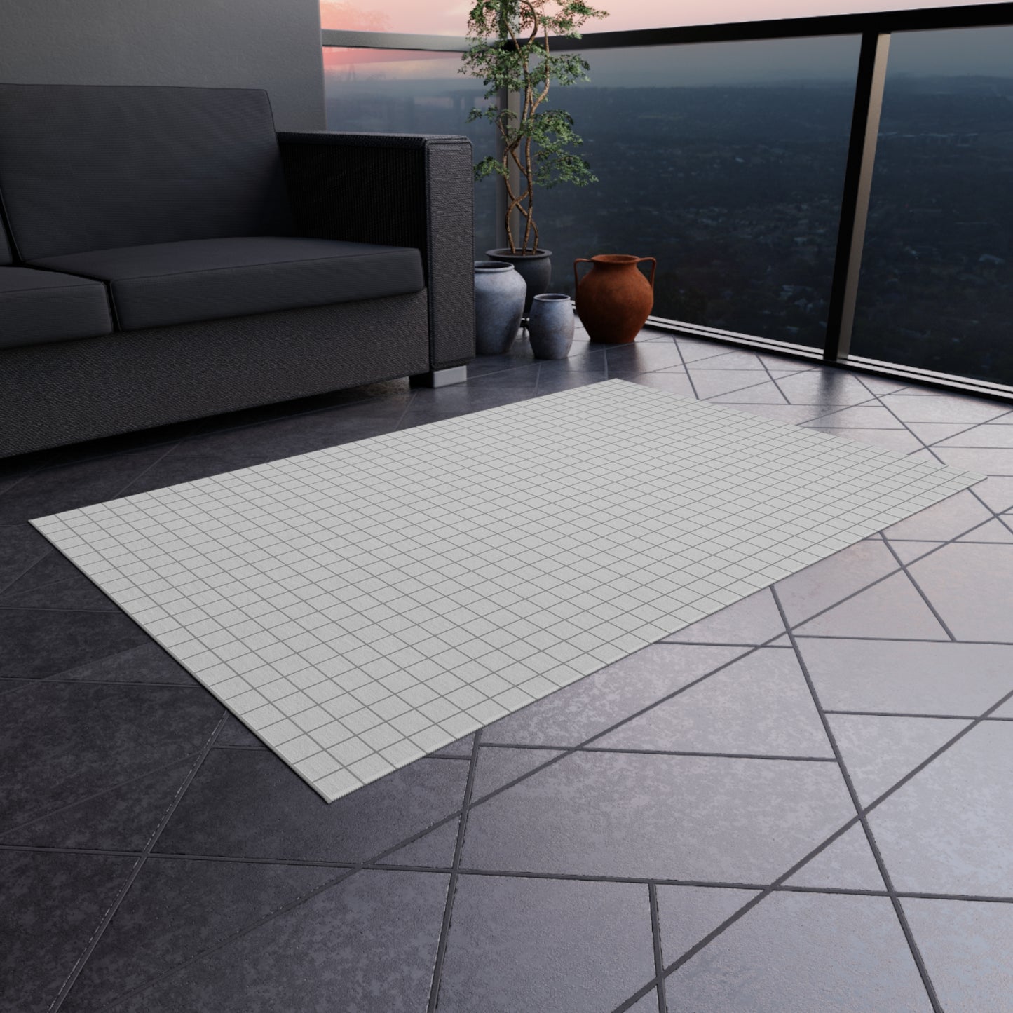 GRID™ STONE RUG